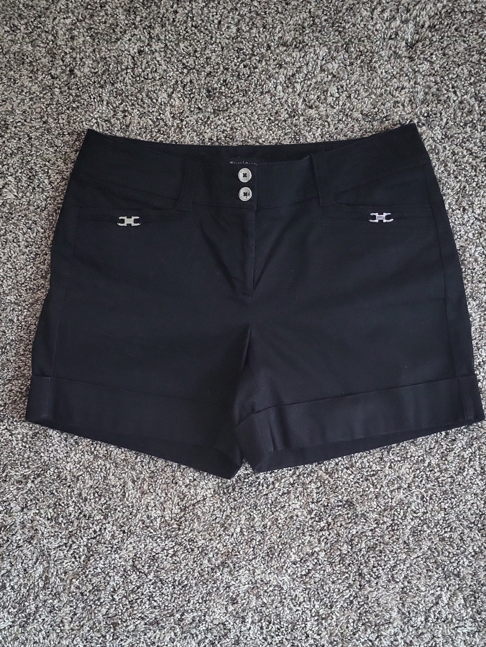 Women's Black Dress Shorts